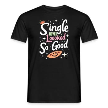 Séparation, autonomisation, amour de soi, nouveaux départs - T-shirt homme - noir - Devant - AI Model Male 178 light (178cm)