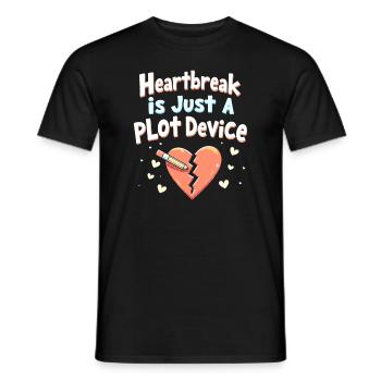Séparation, autonomisation, amour de soi, nouveaux départs - T-shirt homme - noir - Devant - AI Model Male 178 light (178cm)