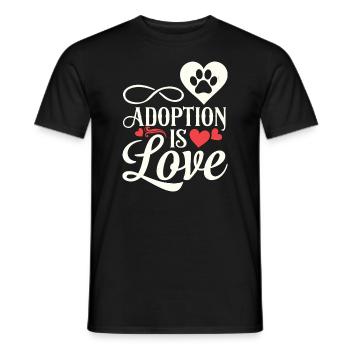 Freiwillige Tierrettung Animal Shelter Heroes - Men's T-Shirt - black - Front - AI Model Male 178 light (178cm)