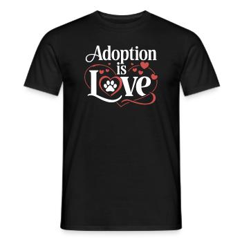 Freiwillige Tierrettung Animal Shelter Heroes - Men's T-Shirt - black - Front - AI Model Male 178 light (178cm)
