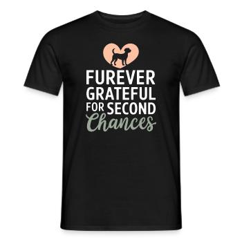 Freiwillige Tierrettung Animal Shelter Heroes - Men's T-Shirt - black - Front - AI Model Male 178 light (178cm)