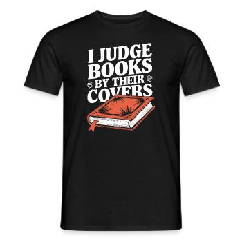 Buchhafter Humor, Witzige Lesezitate, Literarisch - Männer T-Shirt - Schwarz - Vorne - AI Model Male 178 light (178cm)