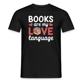 Buchhafter Humor, Witzige Lesezitate, Literarisch - Männer T-Shirt - Schwarz - Vorne - AI Model Male 178 light (178cm)