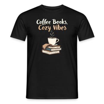Buchhafter Humor, Witzige Lesezitate, Literarisch - Männer T-Shirt - Schwarz - Vorne - AI Model Male 178 light (178cm)