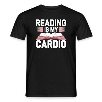 Buchhafter Humor, Witzige Lesezitate, Literarisch - Männer T-Shirt - Schwarz - Vorne - AI Model Male 178 light (178cm)
