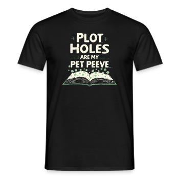 Buchhafter Humor, Witzige Lesezitate, Literarisch - Männer T-Shirt - Schwarz - Vorne - AI Model Male 178 light (178cm)
