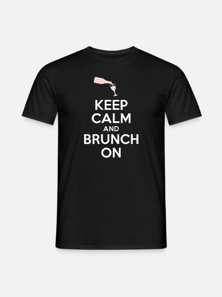 Brunch Culture Bottomless Mimosa Lovers - Men's T-Shirt - black