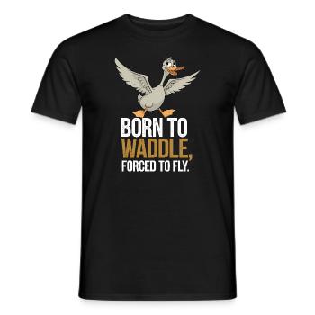Nutztier-enten-enthusiasten Hinterhof-enten - Männer T-Shirt - Schwarz - Vorne - AI Model Male 178 light (178cm)