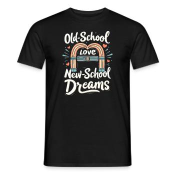 Romantische Nostalgie Vintage Romance Classic Love - Männer T-Shirt - Schwarz - Vorne - AI Model Male 178 light (178cm)