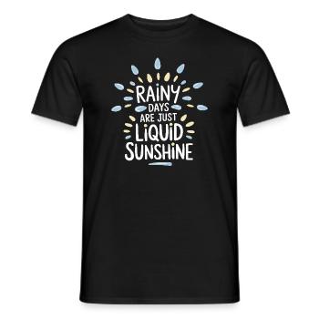 Skurrile Wettermuster, Skurrile Wolken, Lustig - Männer T-Shirt - Schwarz - Vorne - AI Model Male 178 light (178cm)