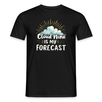 Skurrile Wettermuster, Skurrile Wolken, Lustig - Männer T-Shirt - Schwarz - Vorne - AI Model Male 178 light (178cm)