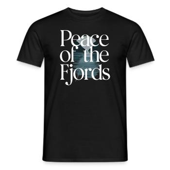 Skandinavische Ästhetik, Nordischer - Männer T-Shirt - Schwarz - Vorne - AI Model Male 178 light (178cm)