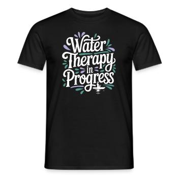 Paddleboard, SUP, aventures, sports nautiques dans le - T-shirt homme - noir - Devant - AI Model Male 178 light (178cm)