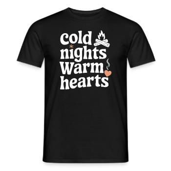 Winter Camper Snow Camping Adventure - Men's T-Shirt - black - Front - AI Model Male 178 light (178cm)