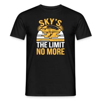 Parachutisme Débutants Aventure Nerfs - T-shirt homme - noir - Devant - AI Model Male 178 light (178cm)