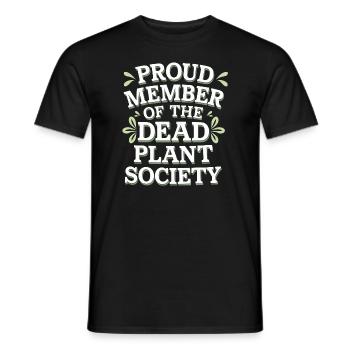 DIY Jardin, Jardinage, Humour, Plantes - T-shirt homme - noir - Devant - AI Model Male 178 light (178cm)