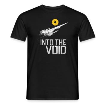 Spieler Mit Weltraumthemen Cosmic Gaming Sci-fi - Männer T-Shirt - Schwarz - Vorne - AI Model Male 178 light (178cm)