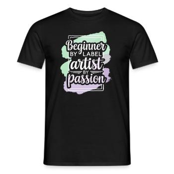 Creative Hobby For Beginners In The - Men's T-Shirt - black - Front - AI Model Male 178 light (178cm)