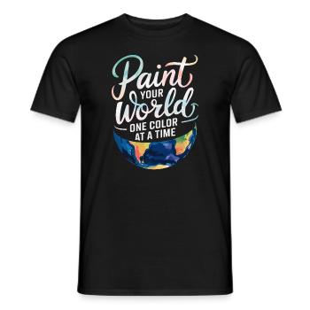 Creative Hobby For Beginners In The - Men's T-Shirt - black - Front - AI Model Male 178 light (178cm)