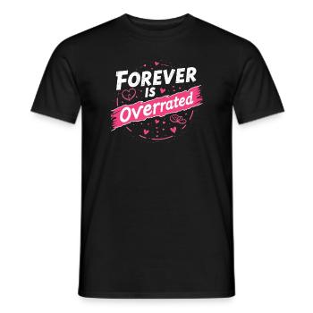 Grunge Saint-Valentin Sombre Romance Amour énervé - T-shirt homme - noir - Devant - AI Model Male 178 light (178cm)