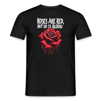 Grunge Saint-Valentin Sombre Romance Amour énervé - T-shirt homme - noir - Devant - AI Model Male 178 light (178cm)