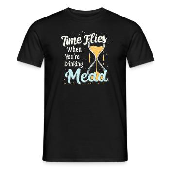 Met-liebhaber, Honigwein-enthusiasten, Craft-mead - Männer T-Shirt - Schwarz - Vorne - AI Model Male 178 light (178cm)