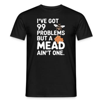 Met-liebhaber, Honigwein-enthusiasten, Craft-mead - Männer T-Shirt - Schwarz - Vorne - AI Model Male 178 light (178cm)