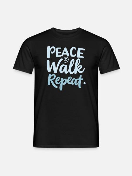 Silten Geweise Achtsamkeitspraxis Technischfrei - Männer T-Shirt - Schwarz