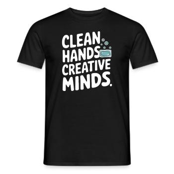 Seifenschnitzer Kreative Seifenkunst Bildhauerei - Männer T-Shirt - Schwarz - Vorne - AI Model Male 178 light (178cm)