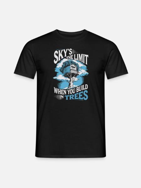 Baumhausbauer Diy-baumhausbau - Männer T-Shirt - Schwarz