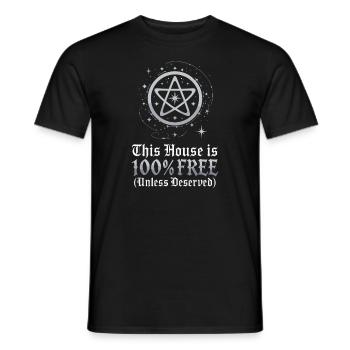 Witchy Home Decorators Mystical Interiors - Men's T-Shirt - black - Front - AI Model Male 178 light (178cm)