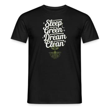 Adeptes de l’hygiène du sommeil, nuits reposantes, - T-shirt homme - noir - Devant - AI Model Male 178 light (178cm)