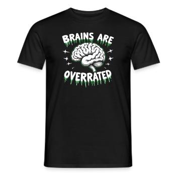 Zombie Apocalypse Humor Lustige Untote Zitate - Männer T-Shirt - Schwarz - Vorne - AI Model Male 178 light (178cm)