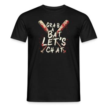 Zombie Apocalypse Humor Lustige Untote Zitate - Männer T-Shirt - Schwarz - Vorne - AI Model Male 178 light (178cm)