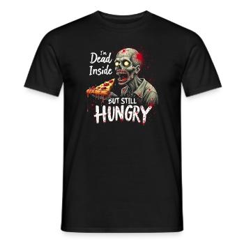 Zombie Apocalypse Humor Lustige Untote Zitate - Männer T-Shirt - Schwarz - Vorne - AI Model Male 178 light (178cm)