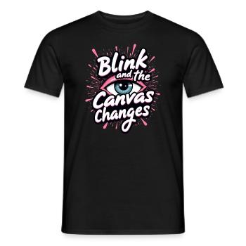 Speed Painting Live Performance Art Quick Creative - Men's T-Shirt - black - Front - AI Model Male 178 light (178cm)