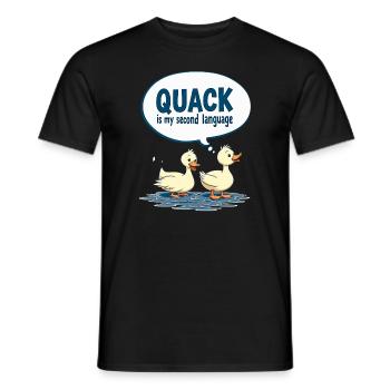 Nutztier-enten-enthusiasten Hinterhof-enten - Männer T-Shirt - Schwarz - Vorne - AI Model Male 178 light (178cm)