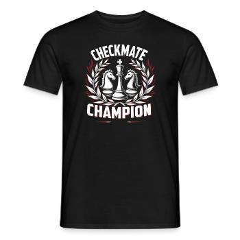 Échecs Tacticiens Stratégie Maîtres Tactique - T-shirt homme - noir - Devant - AI Model Male 178 light (178cm)