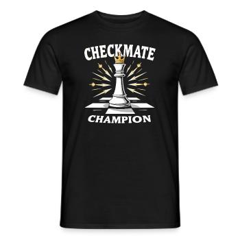 Échecs Tacticiens Stratégie Maîtres Tactique - T-shirt homme - noir - Devant - AI Model Male 178 light (178cm)
