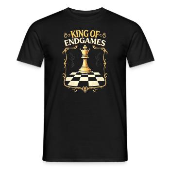 Échecs Tacticiens Stratégie Maîtres Tactique - T-shirt homme - noir - Devant - AI Model Male 178 light (178cm)