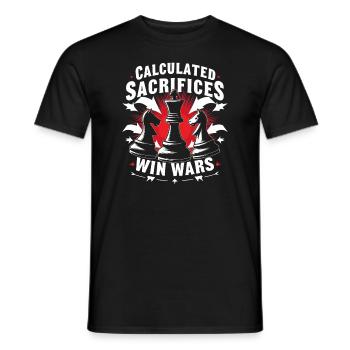 Chess Tacticians Strategy Masters Tactical - Männer T-Shirt - Schwarz - Vorne - AI Model Male 178 light (178cm)