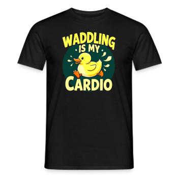 Nutztier-enten-enthusiasten Hinterhof-enten - Männer T-Shirt - Schwarz - Vorne - AI Model Male 178 light (178cm)