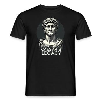 History buffs Ancient Rome enthusiasts - Men's T-Shirt - black - Front - AI Model Male 178 light (178cm)