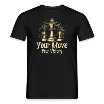 Échecs Tacticiens Stratégie Maîtres Tactique - T-shirt homme - noir - Devant - AI Model Male 178 light (178cm)
