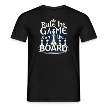 Échecs Tacticiens Stratégie Maîtres Tactique - T-shirt homme - noir - Devant - AI Model Male 178 light (178cm)