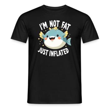 Kugelfisch-meereslebewesen-enthusiasten Quirky - Männer T-Shirt - Schwarz - Vorne - AI Model Male 178 light (178cm)