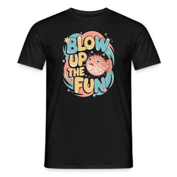 Kugelfisch-meereslebewesen-enthusiasten Quirky - Männer T-Shirt - Schwarz - Vorne - AI Model Male 178 light (178cm)