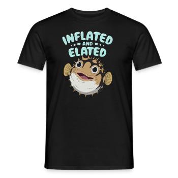 Kugelfisch-meereslebewesen-enthusiasten Quirky - Männer T-Shirt - Schwarz - Vorne - AI Model Male 178 light (178cm)