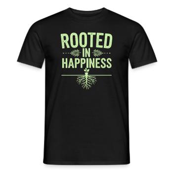 Collecteur de plantes pour les collectionneurs de plantes d’intérieur dans le - T-shirt homme - noir - Devant - AI Model Male 178 light (178cm)