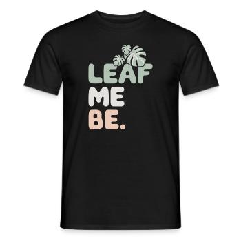 Pflanzensammler Für Zimmerpflanzensammler Im - Männer T-Shirt - Schwarz - Vorne - AI Model Male 178 light (178cm)